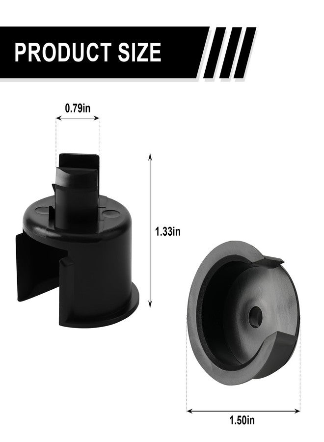 Camotokiit Tailgate Right Inner Hinge Pivot Plastic Bushing Insert for Toyota Tundra 2007-2024 66110-0C020 Passenger Side Tail Gate Drops Fix (2 PCS) - Image 3